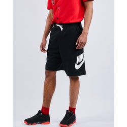 Men Shorts - Nike Alumni - Black-White-Black