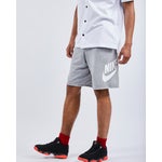 Dark Grey Heather-White-Dark Grey Heather- NK ALUMNI FT SHRT GRY
