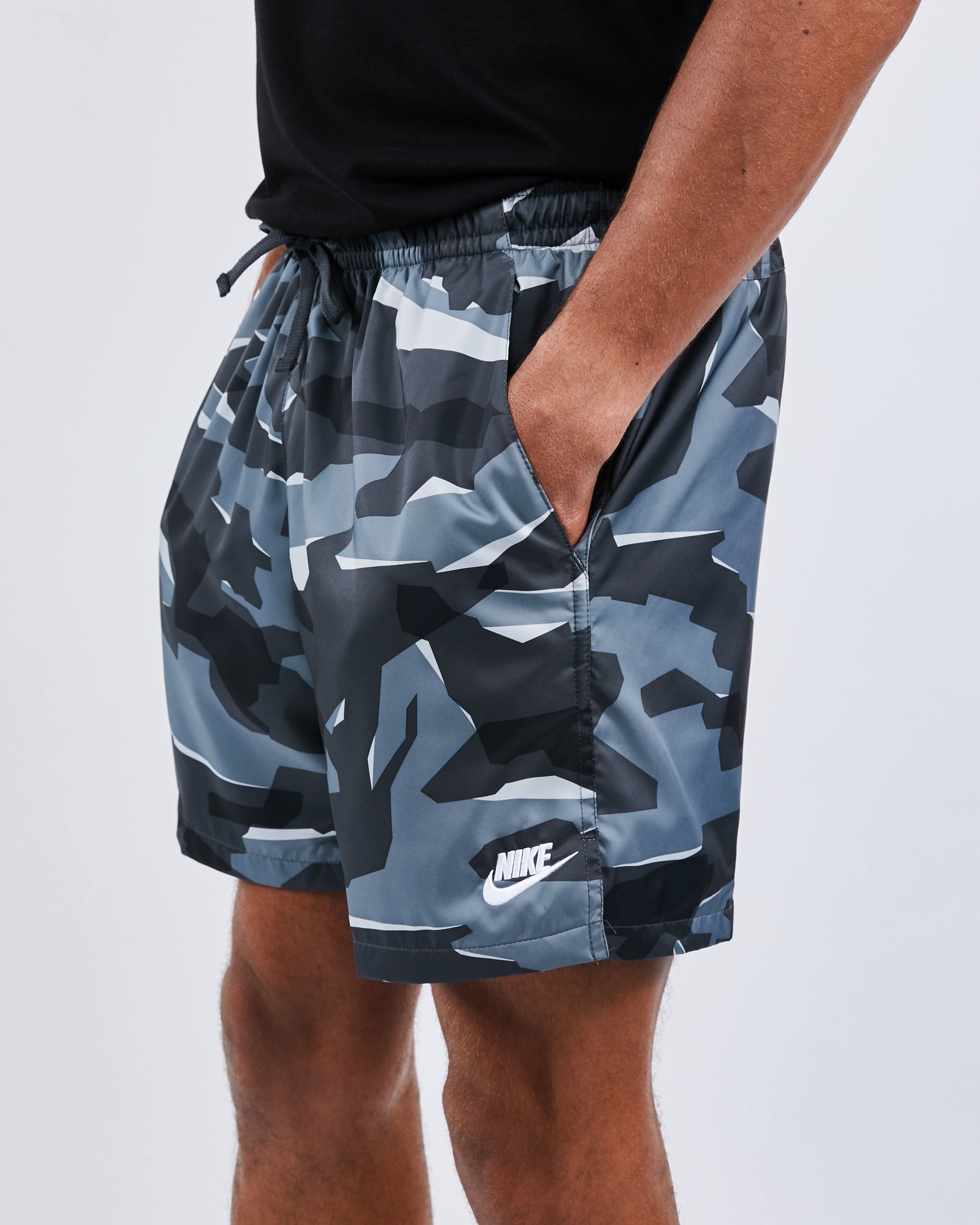 nike woven camo short