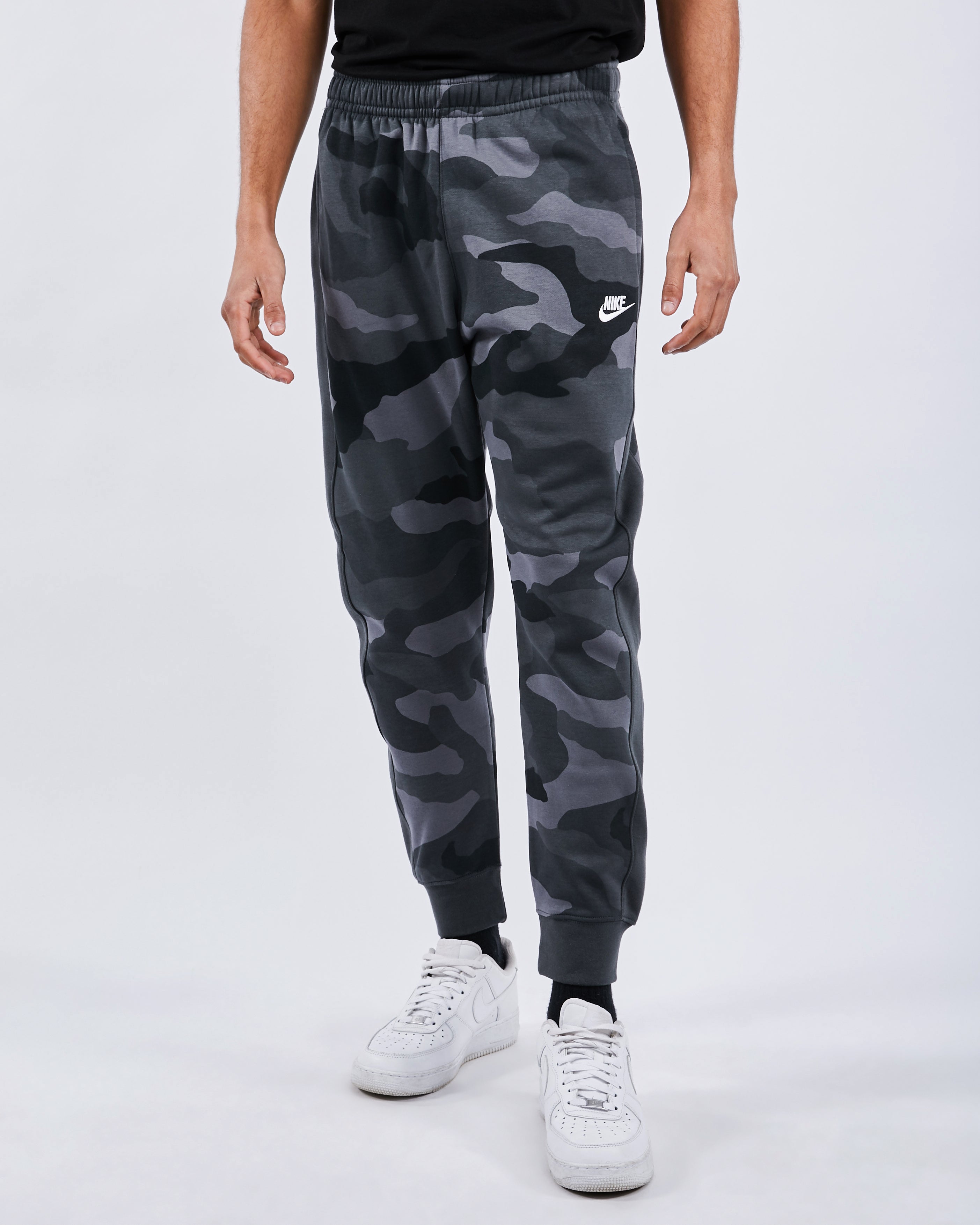 nike camo futura fleece track pants