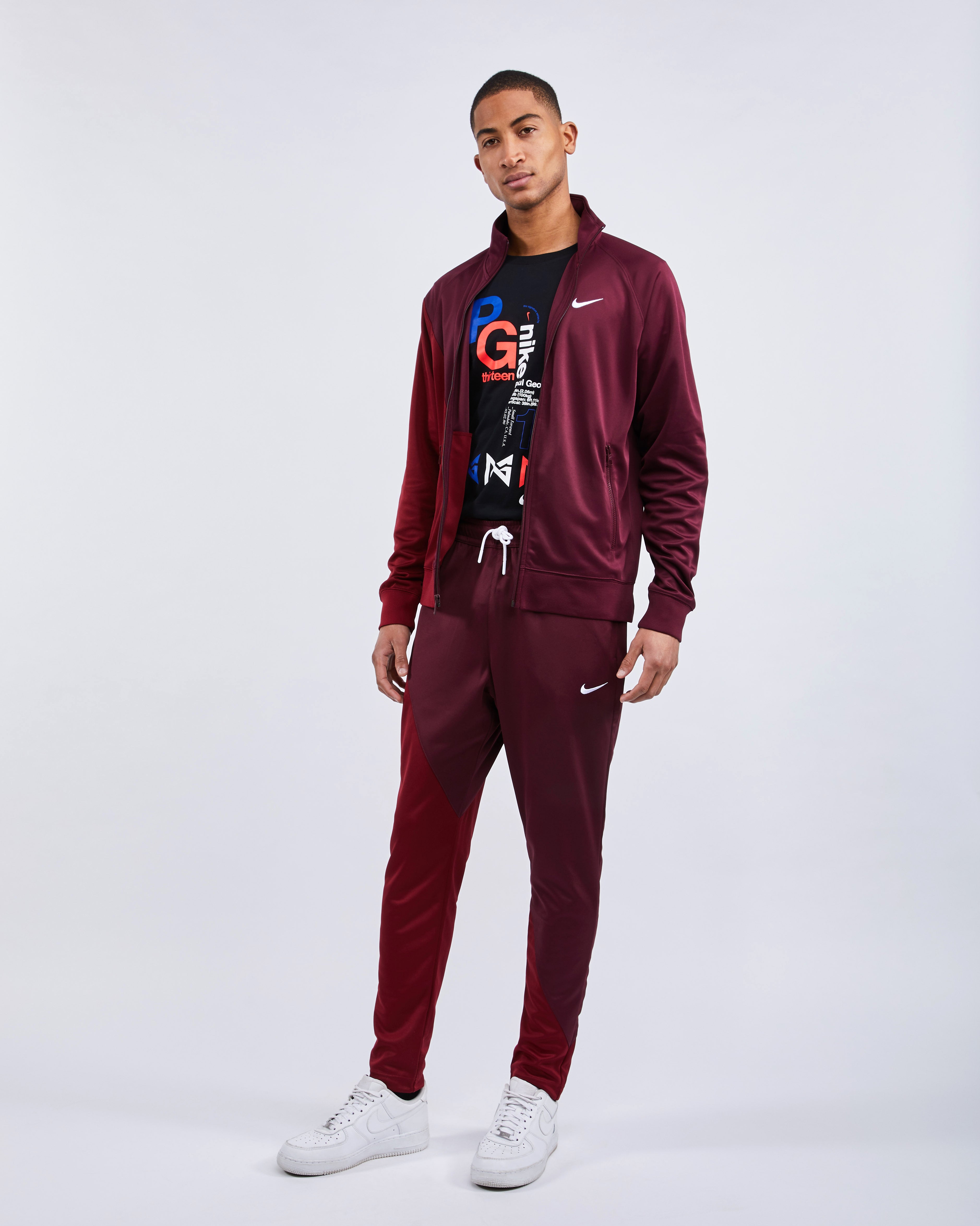 nike poly stripe track pants