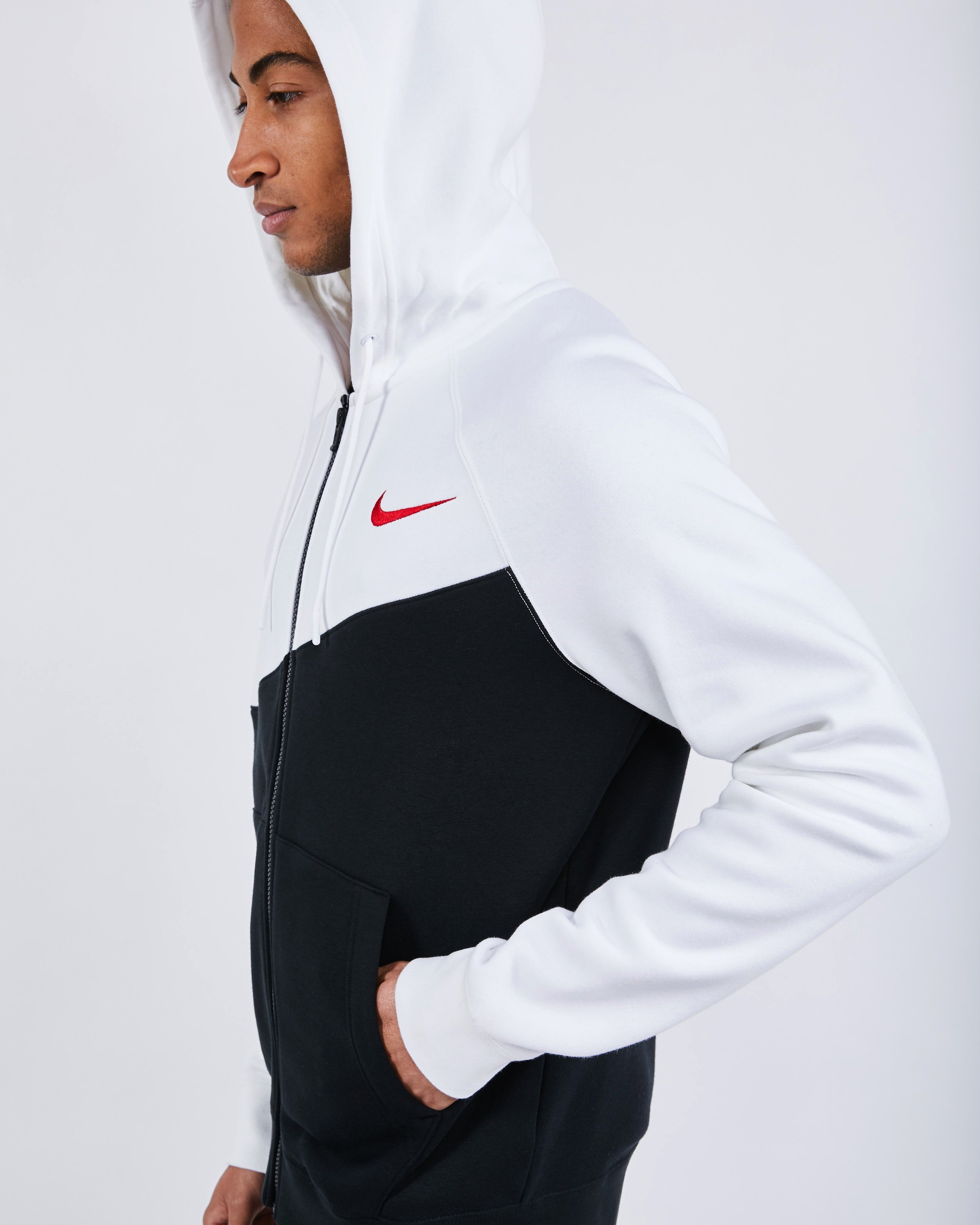 nike swoosh full zip hoodie