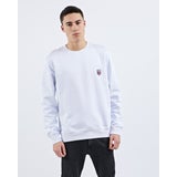 White-White-White - E-KS MELROSE SWEAT CREW WHT