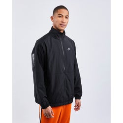 Men Track Tops - Nike Social Currency - Black-Silver-Black