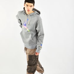 Men Hoodies - Jordan Sport Dna Jumpman Over The Head - Grey-Grey