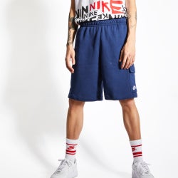 Men Shorts - Nike Club Cargo - Midnight Navy-Midnight Navy-White