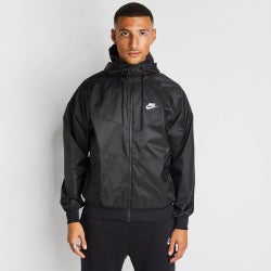 Men Jackets - Nike Air - Black-White