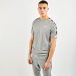 Dark Grey Heather-White