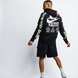 Men Hoodies - Nike World Tour Over The Head - Black-Black