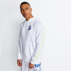 Men Hoodies - Nike World Tour Over The Head - White-White