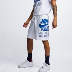 Men Shorts - Nike World Tour - White-White