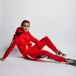 Uomo Hoodies - Nike Air Full Zip - University Red-Black-White