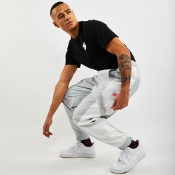 Men Pants - Nike Air Cuffed - Grey Fog-Summit White-Infrared 23