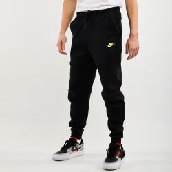 Men Pants - Nike Tech Fleece Jogger Cuffed - Black-Volt