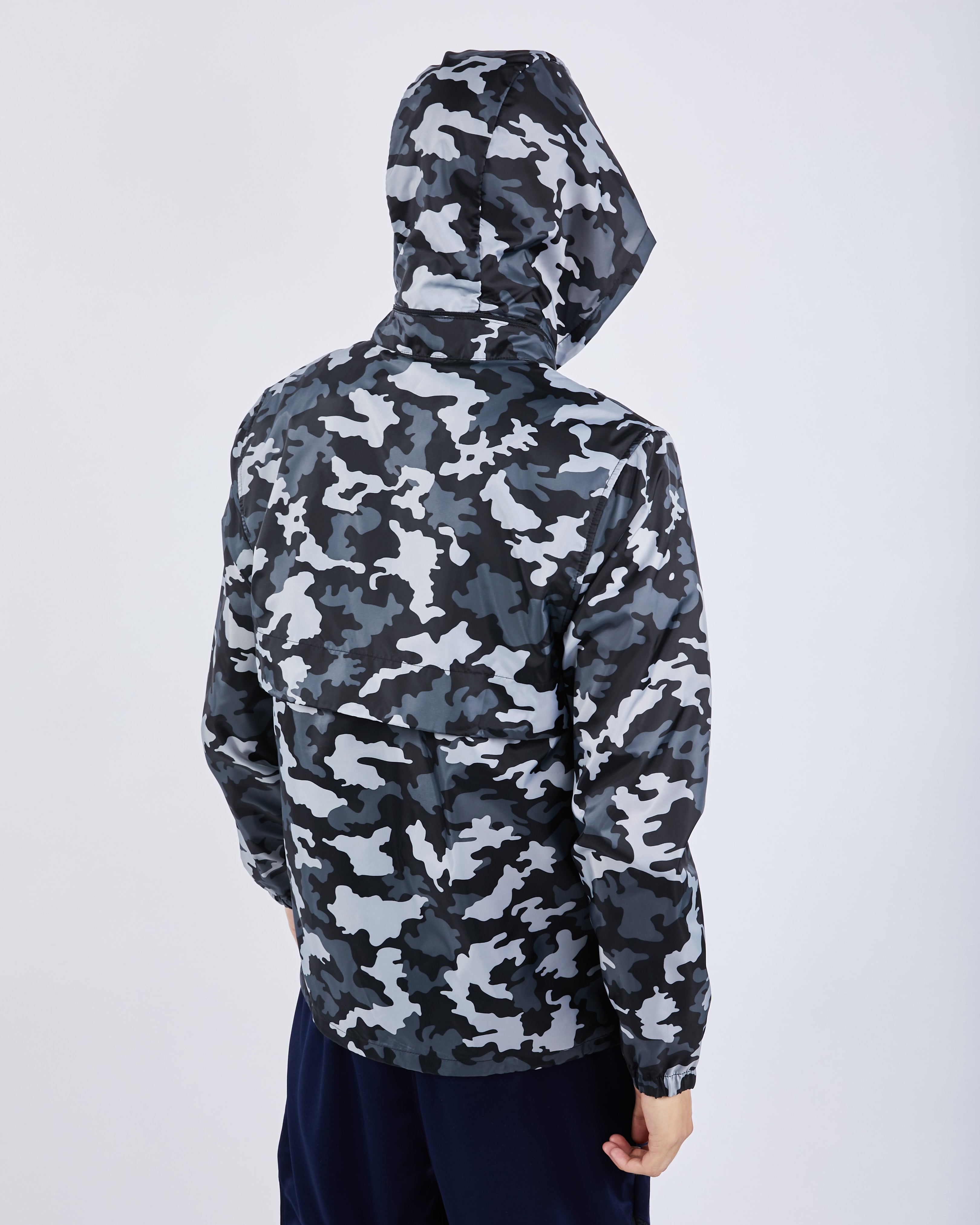 nike essential camo jacket
