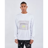 White-Black-White - HH+ VOLT POCKET CREW WHT/BLK