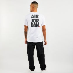 Men T-Shirts - Jordan Jumpman Classics - White-Gym Red
