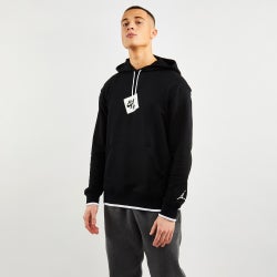 Men Hoodies - Jordan Jumpman Classics Over The Head - Black-White
