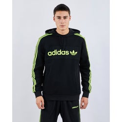Men Hoodies - adidas Legend Over The Head - Black-Yellow-Black