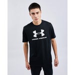 Black-White-Black- T-UA SS LOGO TEE BLK/WHT