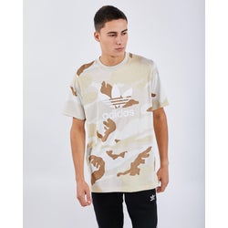Men T-Shirts - adidas Graphics All Over Print Camo - Grey-Black-Grey