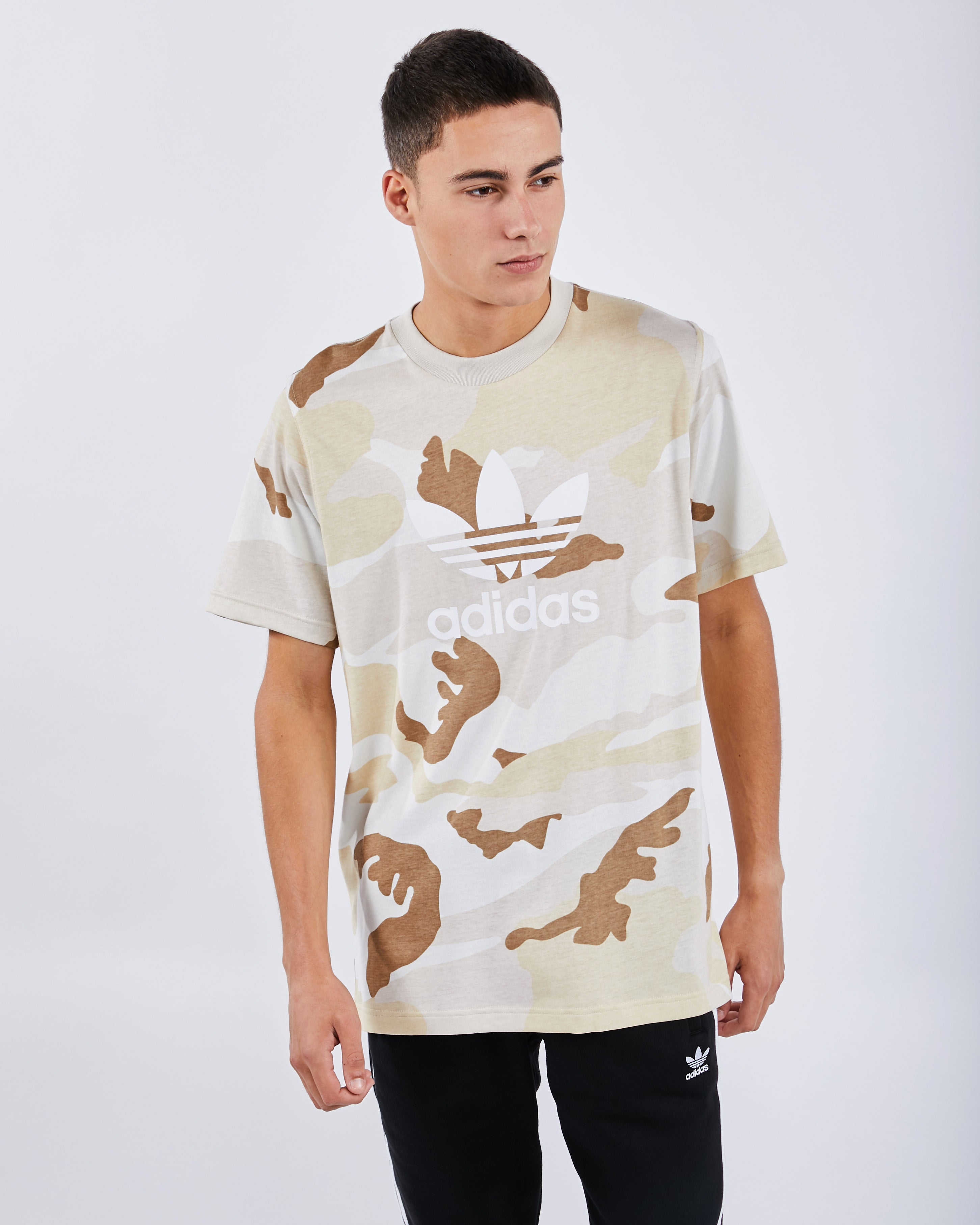 adidas beige t shirt