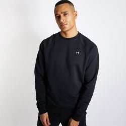 Men Sweatshirts - Under Armour Rival - Black-White