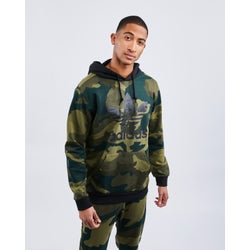 Men Hoodies - adidas Graphics All Over Print Camo - Green-Black-Green
