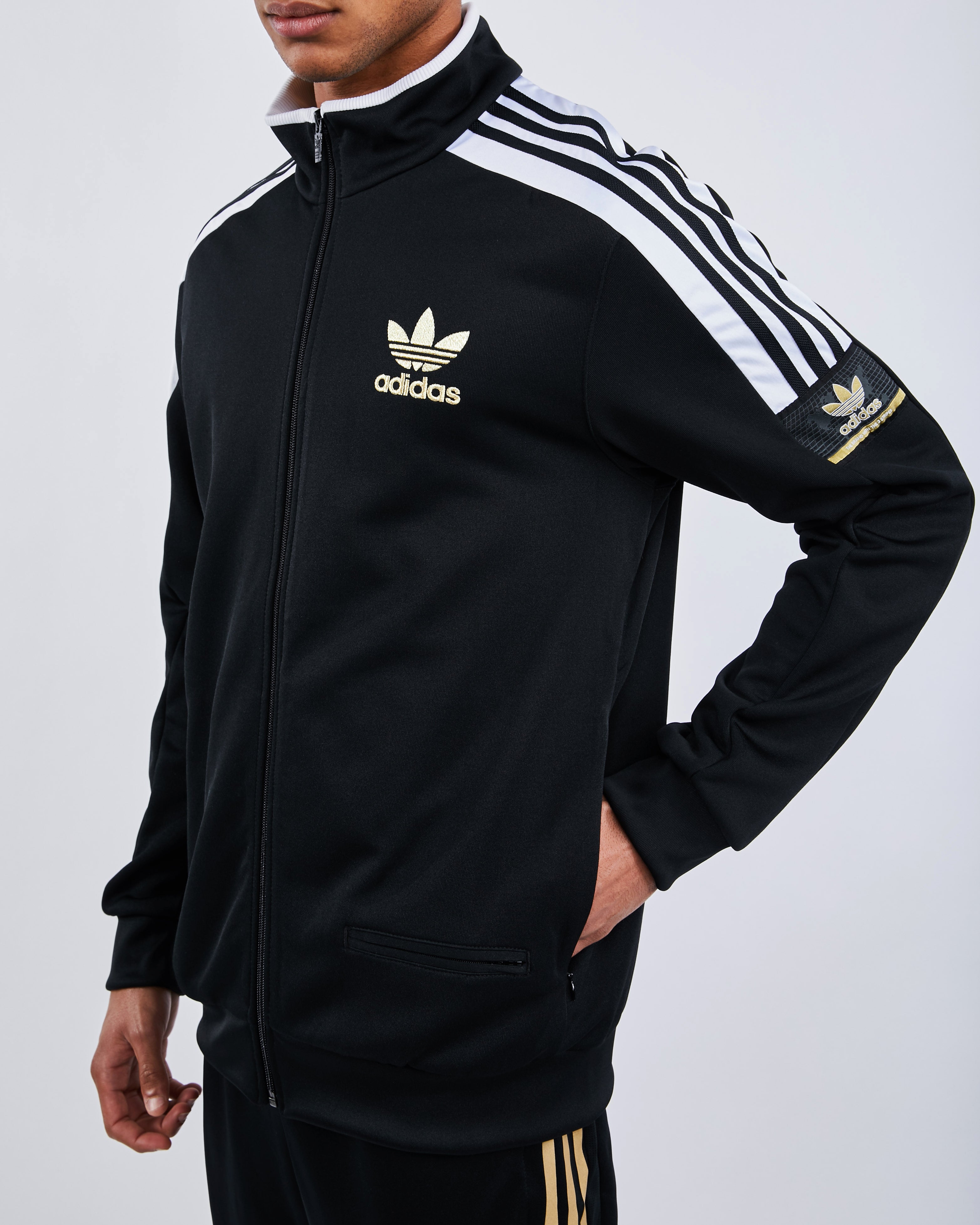 adidas denim jacket foot locker