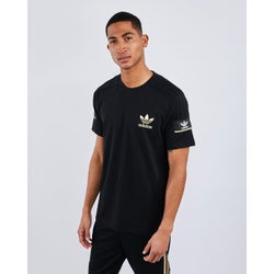 Men T-Shirts - adidas Originals - Black-Gold-White
