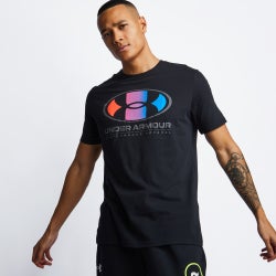Men T-Shirts - Under Armour Multi Color Lockertag - Black-Black