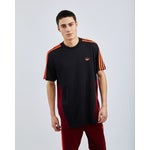 Black-Red-Black- ADI+SPRT BANDR TEE BLK/RED