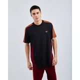 Black-Red-Black - ADI+SPRT BANDR TEE BLK/RED