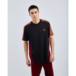 Men T-Shirts - adidas SPRT - Black-Red-Black