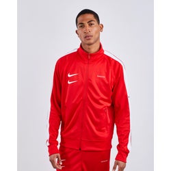 Men Track Tops - Nike Swoosh Poly - Red-White-Red