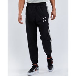Men Pants - Nike Swoosh - Black-Grey-White