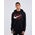Nike Swoosh Over The Head - Men Hoodies Black-White-Red