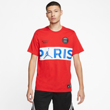 Red-Red-Red - H-JDN X PSG WORDMARK TEE RED