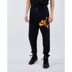 Men Pants - Jordan Jumpman Classics - Black-Yellow-Orange