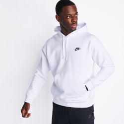 Herren Hoodies - Nike Club - White-White-Black