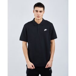 Herren Polo Shirts - Nike Club Futura - Black-White-Black