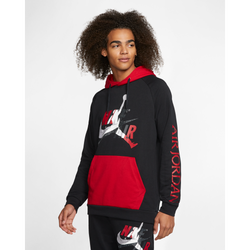 Men Hoodies - Nike Jumpman Classics - Black-Gym Red
