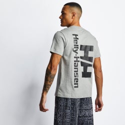 Men T-Shirts - Helly Hansen Yu20 - Grey Melange-Grey Melange-Grey Melange