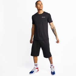 Men T-Shirts - Champion Rochester Logo - Black-Black