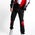 adidas Spirit - Men Pants Black-White-Red