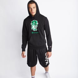 Men Hoodies - Champion Nba Rochester Over The Head - Black-Black