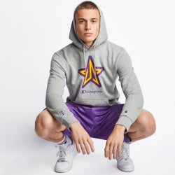 Men Hoodies - Champion Nba Rochester Over The Head - Grey-Grey