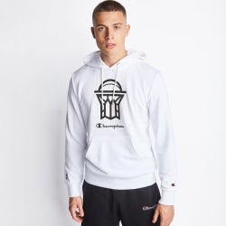 Men Hoodies - Champion Rochester Over The Head - White-White