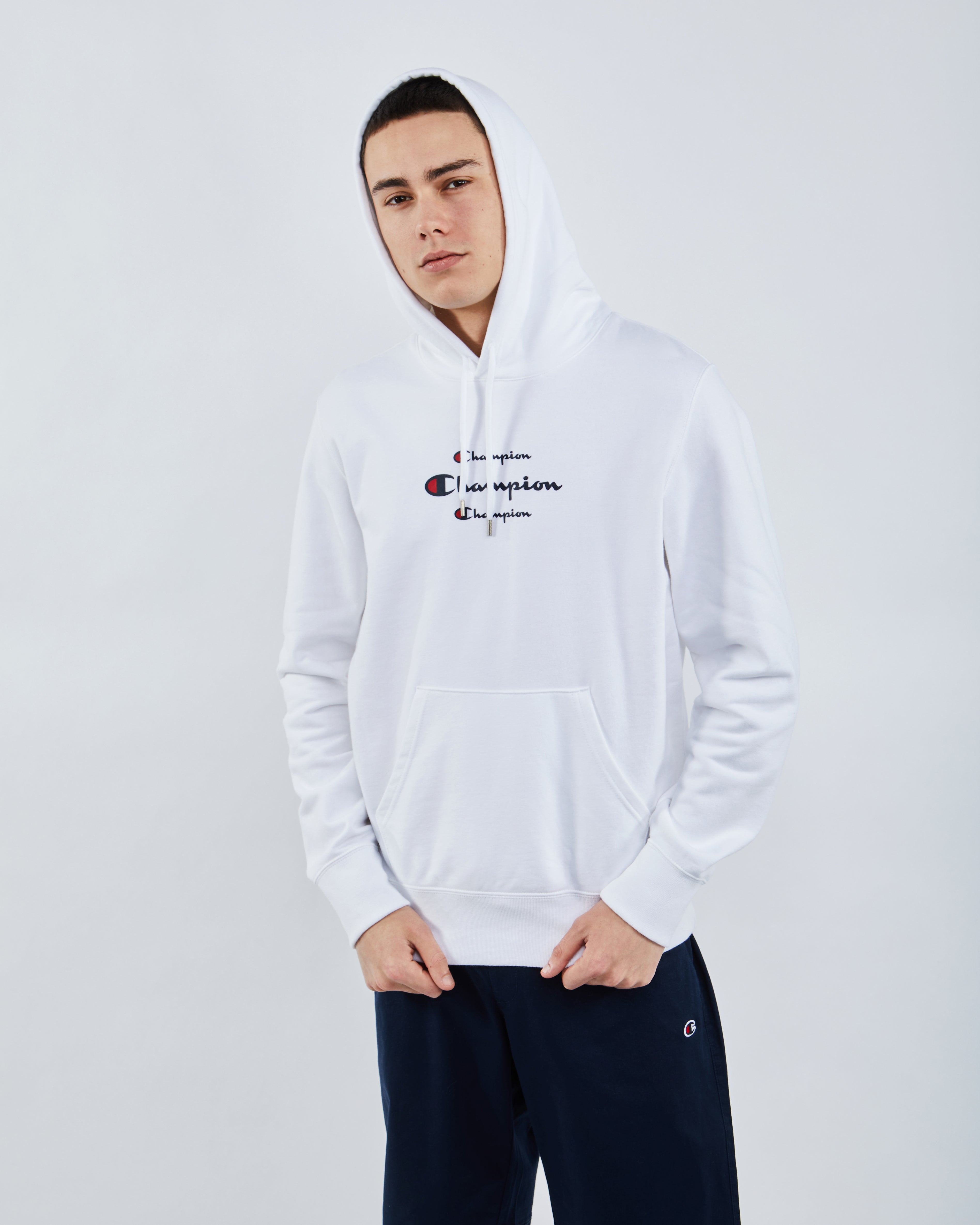 white champion hoodie foot locker