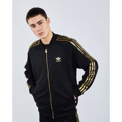 Men Track Tops - adidas Superstar 24K - Black-Gold-Black